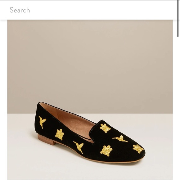 Black velvet flats - Picture 2 of 4